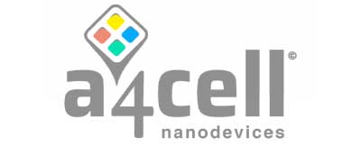 Logotipo A4 Cell nanodevices en color